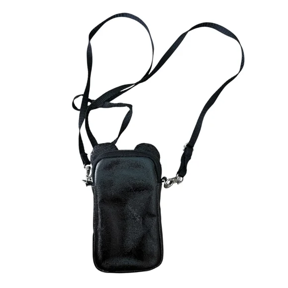 Disney Parks D-Tech Minnie Mouse Sequin Crossbody Phone Case Bag - Picture 3 of 7